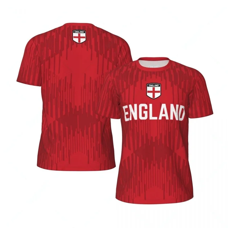 Badminton England - Koszulka piłkarska Anglia męska szybkoschnąca z