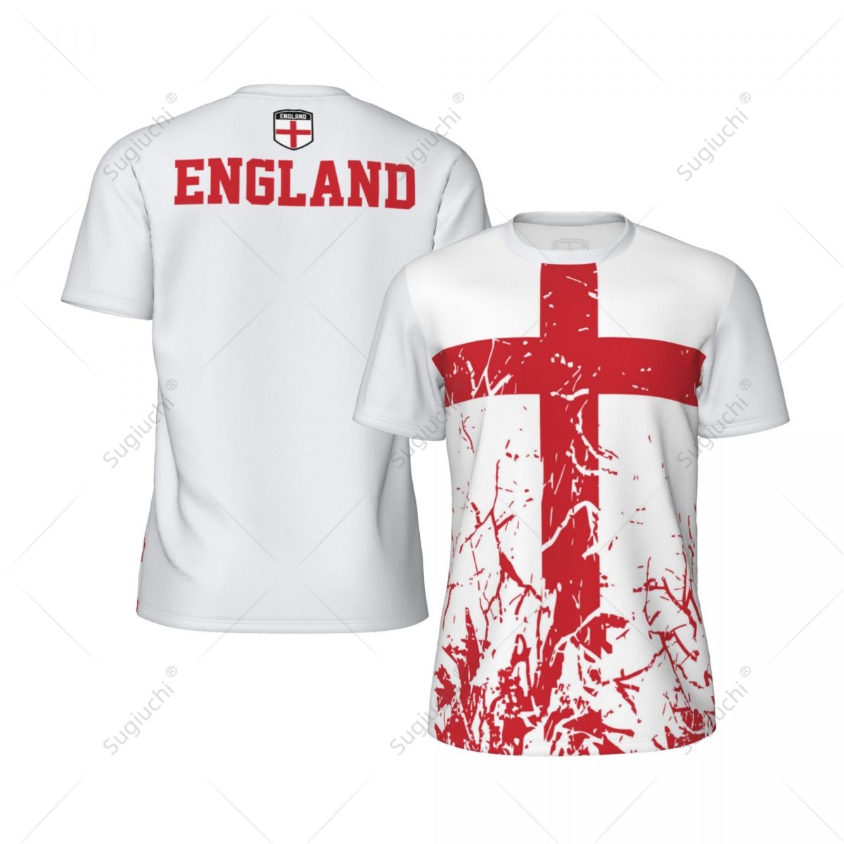Badminton England - Ekskluzywny design, koszulka męska z nadrukiem