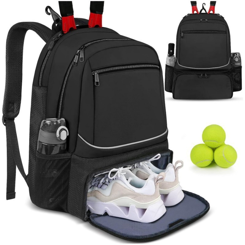 Badminton Equipment - Plecak tenisowy o dużej pojemności, sportowy