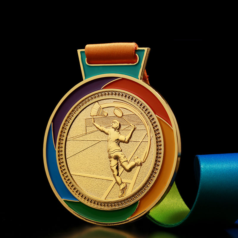 Badminton Championship - Dostosowana uniwersalna medalla do badmintona, metalowa