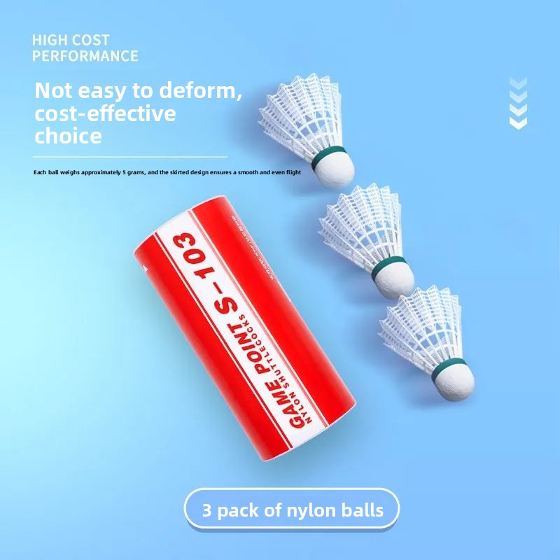 Badminton Shuttlecock - 1 tuba 3 szt. lotek do
