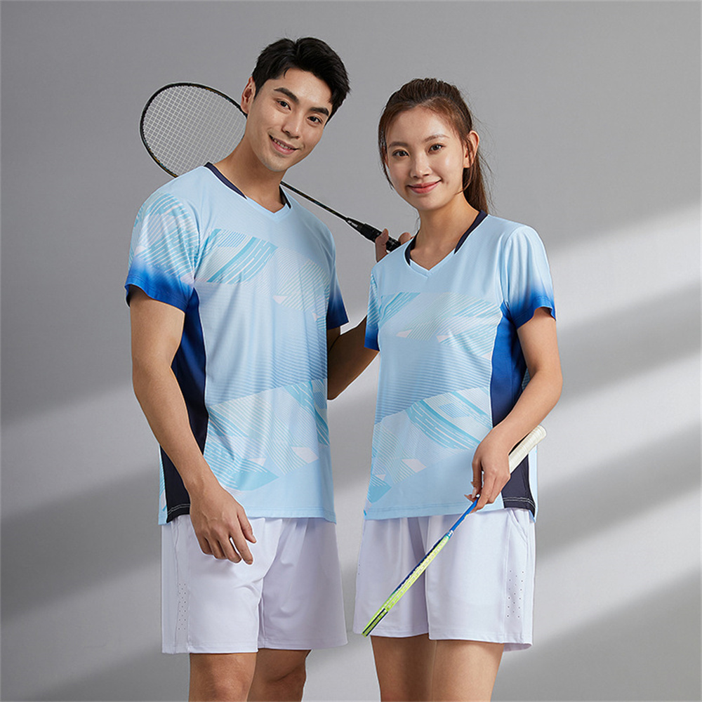 Męskie koszulki do badmintona  – Badminton Shuttlecock recenzja i cena