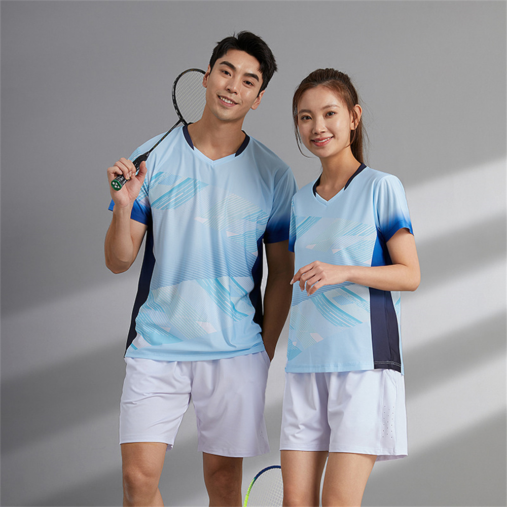 Męskie koszulki do badmintona  – Badminton Shuttlecock recenzja i cena